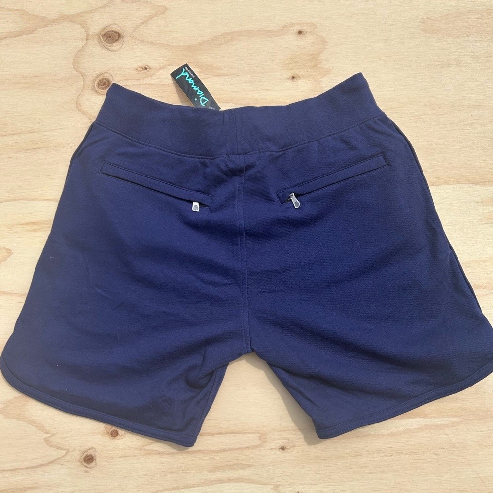 Diamond Supply Co NBA Golden State Warriors 75th Anniversary Shorts Navy Mens L - Picture 4 of 5